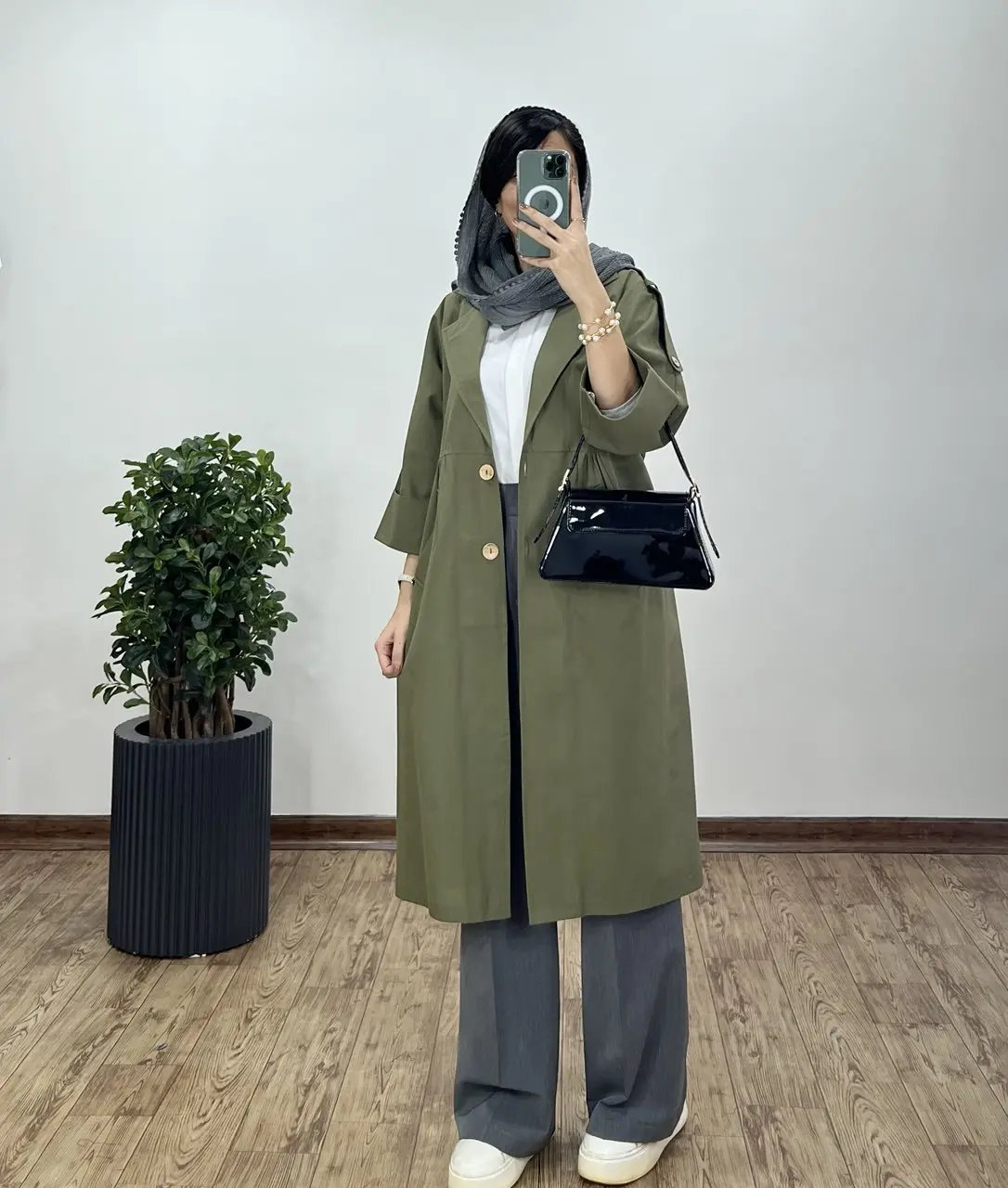 مانتو لینن بلند سحر 6 (ارسال رایگان)